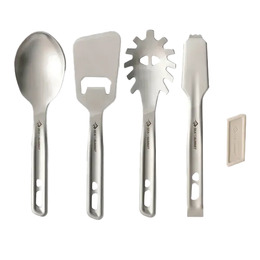 Набір кухонного приладдя Sea to Summit Detour Stainless Steel Utensil Set, 4 предмети