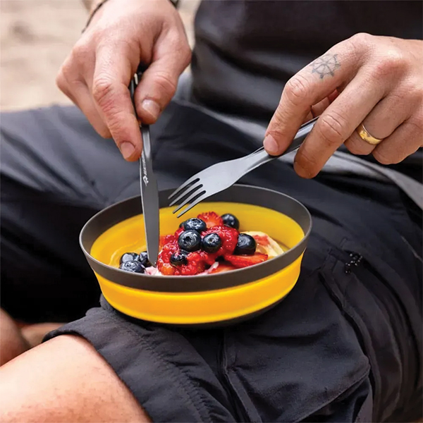 Набір посуду Sea to Summit Frontier UL Collapsible Dinnerware Set, на 2 персони. Фото 9