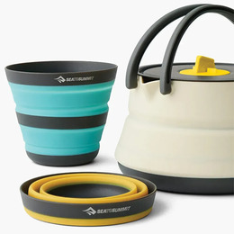 Набір посуду Sea to Summit Frontier UL Collapsible Kettle Cook Set, на 2 персони. Фото 4