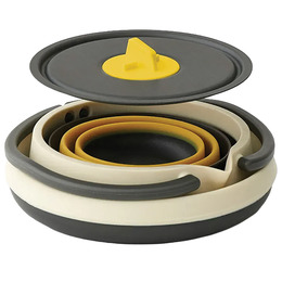 Набір посуду Sea to Summit Frontier UL Collapsible Kettle Cook Set w/Sack з чохлом, на 2 персони. Фото 6