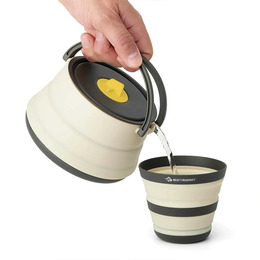 Чайник складаний Sea to Summit Frontier UL Collapsible Kettle, 1.1 L, Bone White. Фото 4