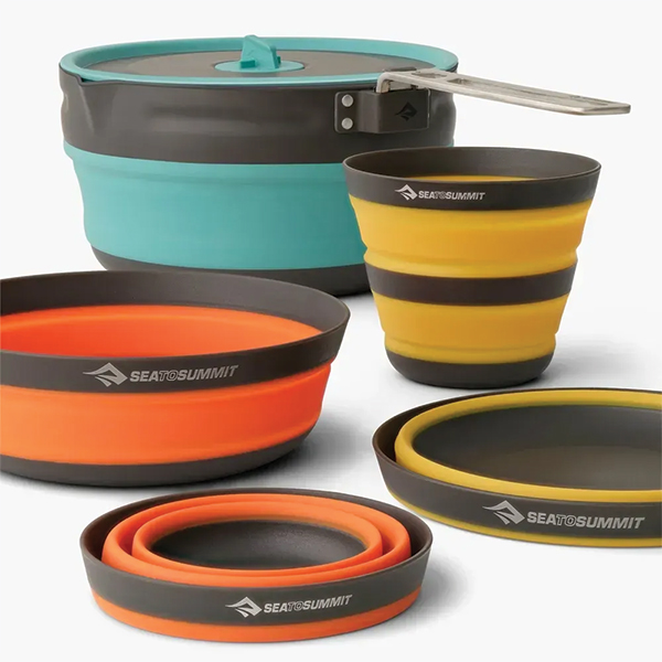 Набір посуду Sea to Summit Frontier UL Collapsible One Pot Cook Set w/ 2.2L Pot, на 2 персони. Фото 8
