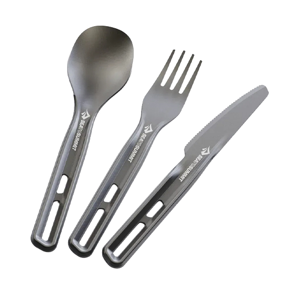 Набір столових приборів Sea to Summit Frontier UL Cutlery Set, виделка, ніж, ложка. Фото 4