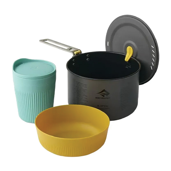 Набір посуду Sea to Summit Frontier UL One Pot Cook Set 5 предметів, на 2 персони