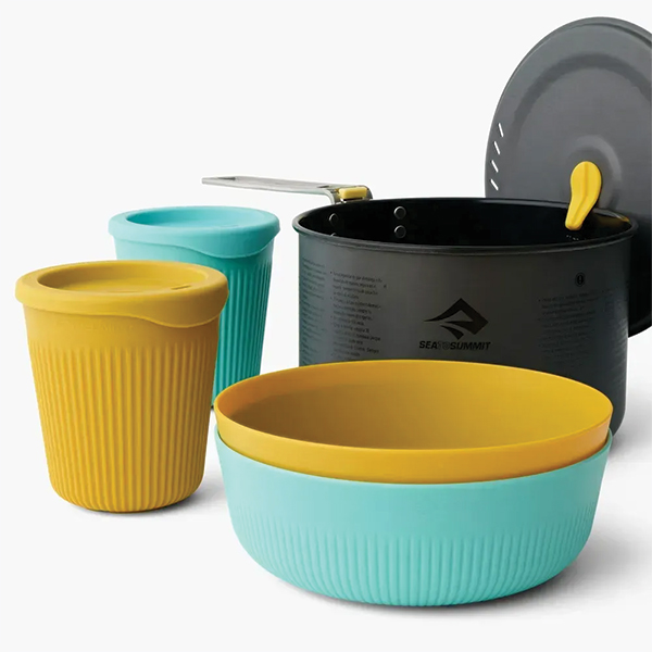 Набір посуду Sea to Summit Frontier UL One Pot Cook Set 5 предметів, на 2 персони. Фото 3