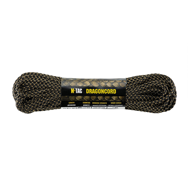 M-Tac паракорд Dragon Cord 30m Black/Coyote