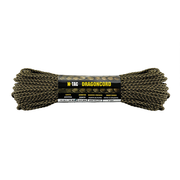 M-Tac паракорд Dragon Cord 30m OD Green/Coyote