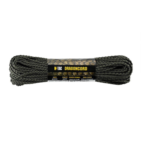M-Tac паракорд Dragon Cord 30m Ranger Green/Black