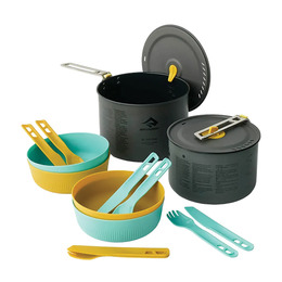 Набір посуду Sea to Summit Frontier UL Two Pot Cook Set, 14 предметів, на 4 персони