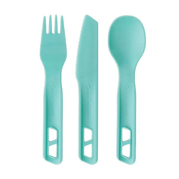 Набір столових приборів Sea to Summit Passage Cutlery Set, 3 Piece, Aqua Sea Blue