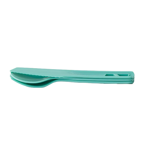 Набір столових приборів Sea to Summit Passage Cutlery Set, 3 Piece, Aqua Sea Blue. Фото 2