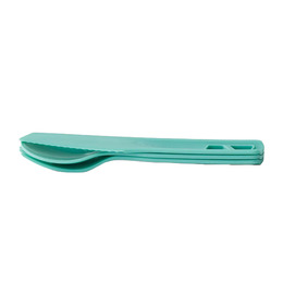 Набір столових приборів Sea to Summit Passage Cutlery Set, 3 Piece, Aqua Sea Blue