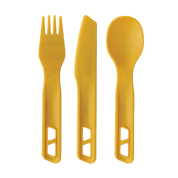 Набір столових приборів Sea to Summit Passage Cutlery Set, 3 Piece, Arrowwood Yellow