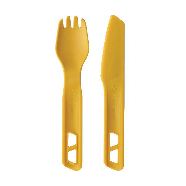 Набір столових приборів Sea to Summit Passage Cutlery Set, 2 Piece, Arrowwood Yellow