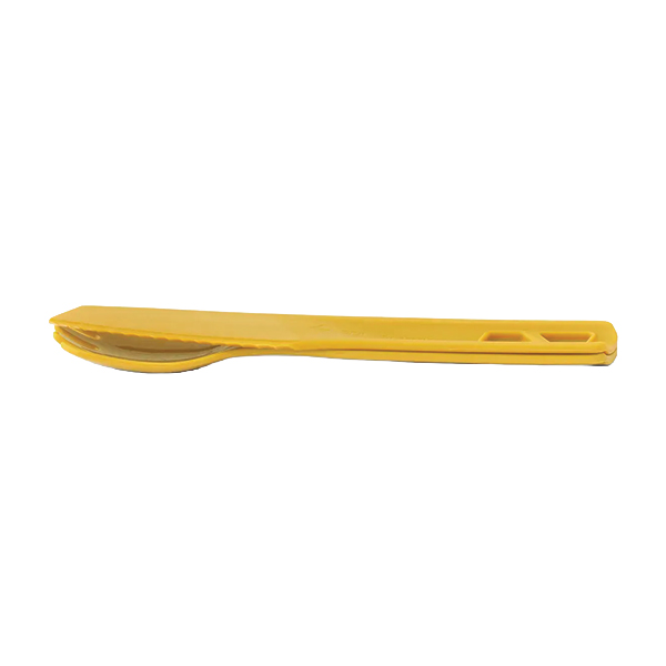 Набір столових приборів Sea to Summit Passage Cutlery Set, 2 Piece, Arrowwood Yellow. Фото 2