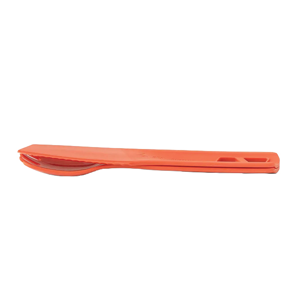 Набір столових приборів Sea to Summit Passage Cutlery Set, 2 Piece, Spicy Orange. Фото 2