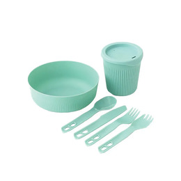 Набір посуду Sea to Summit Passage Dinnerware Set, 1P, 6 Piece, Aqua Sea Blue