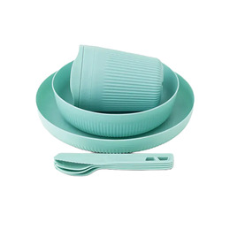 Набір посуду Sea to Summit Passage Dinnerware Set, 1P, 7 Piece, Aqua Sea Blue