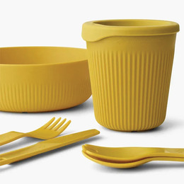 Набір посуду Sea to Summit Passage Dinnerware Set, 1P, 6 Piece, Arrowwood Yellow. Фото 4