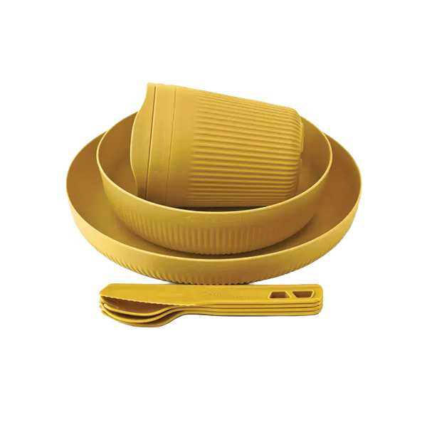 Набір посуду Sea to Summit Passage Dinnerware Set, 1P, 7 Piece, Arrowwood Yellow. Фото 2