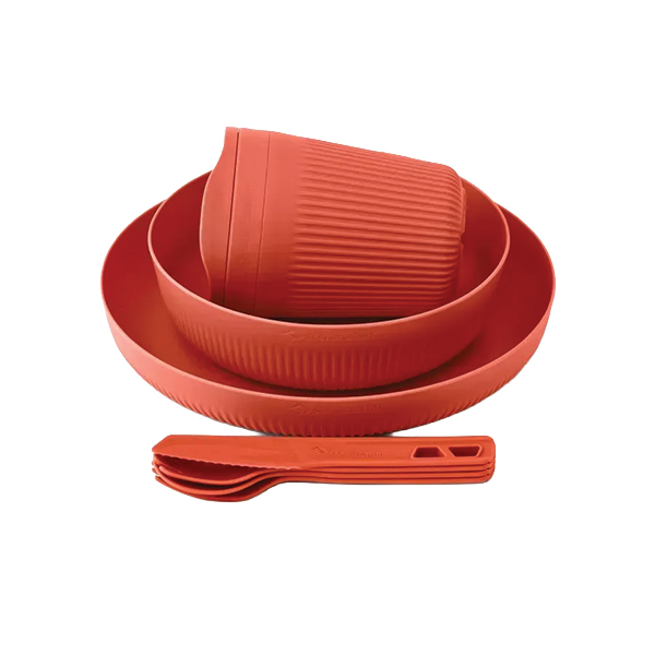 Набір посуду Sea to Summit Passage Dinnerware Set, 1P, 7 Piece, Spicy Orange. Фото 2