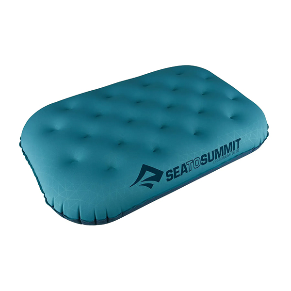 Надувна подушка Aeros Ultralight Pillow Deluxe, 14х56х36см, Aqua від Sea to Summit