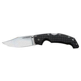 Ніж складаний Cold Steel Voyager Large Clip Point Plain Edge, Black