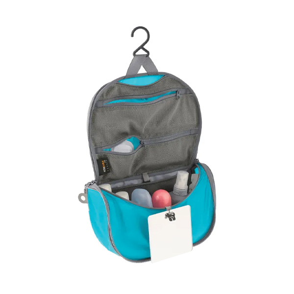 Косметичка Sea to Summit Ultra-Sil Hanging Toiletry Bag, Blue Atoll, L. Фото 2