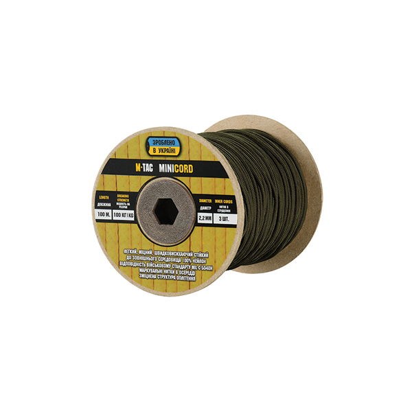 M-Tac паракорд Minicord 100m OD Green