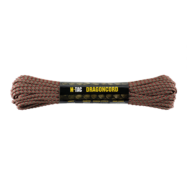 M-Tac паракорд Dragon Cord 15m Tan/Maroon