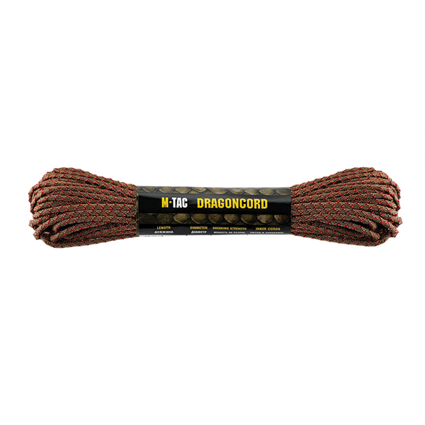 M-Tac паракорд Dragon Cord 15m Coyote/Maroon