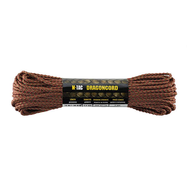 M-Tac паракорд Dragon Cord 30m Coyote/Maroon