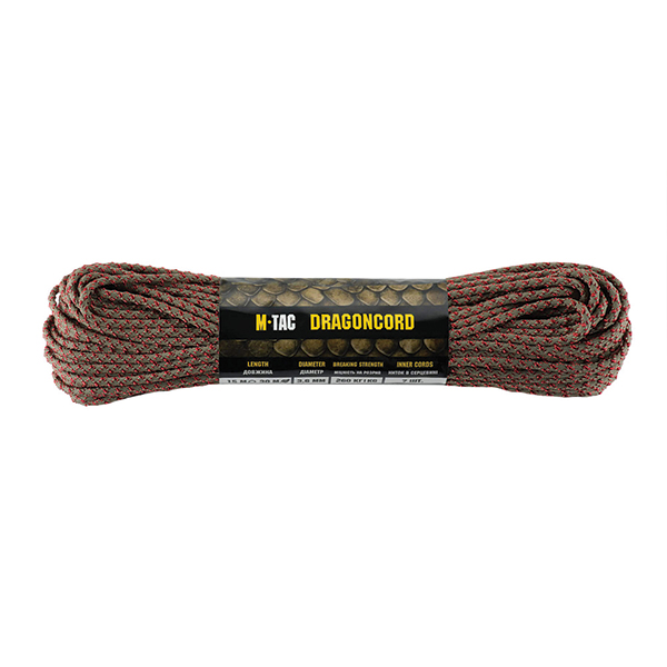 M-Tac паракорд Dragon Cord 30m Tan/Maroon