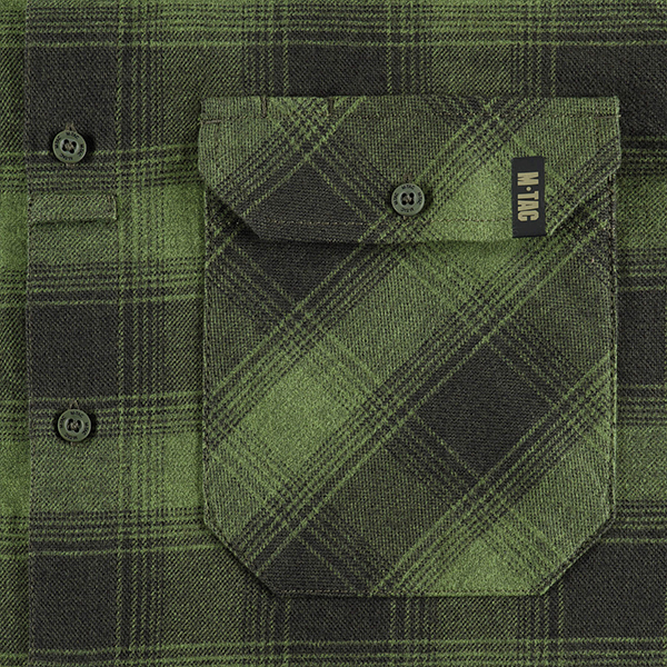 M-Tac сорочка Lumberjack Cotton Shirt Olive/Black. Фото 5