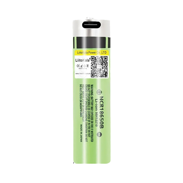 Акумулятор LiitoKala Lii-USB-34B 18650 3400mah