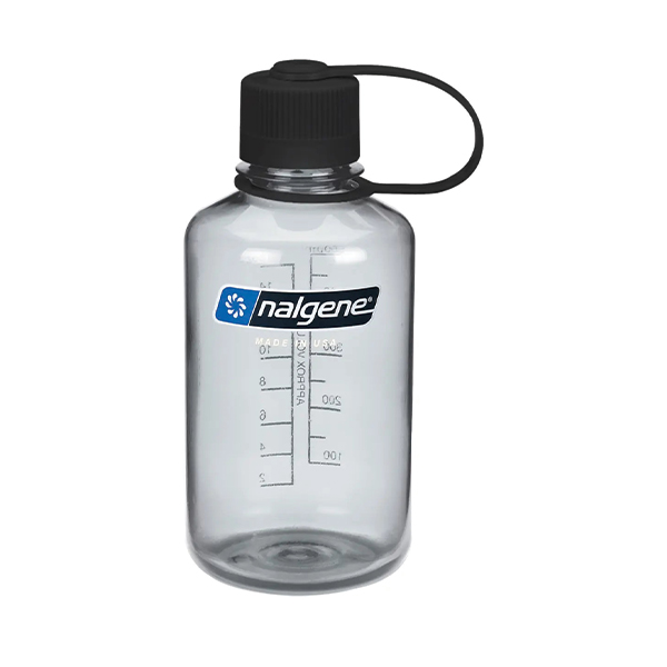 Пляшка для води Nalgene Narrow Mouth Sustain Water Bottle Gray 0.47L