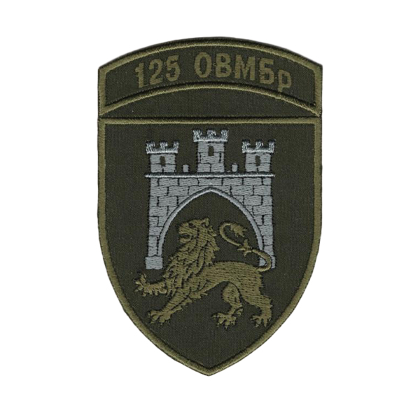 Нарукавна емблема 125-та окрема важка механізована бригада / зах 