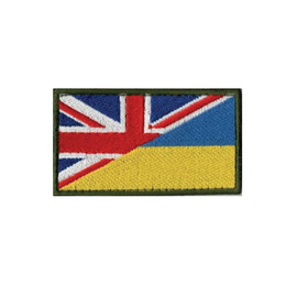 Прапорець Україна-Великобританія 8х4,5см