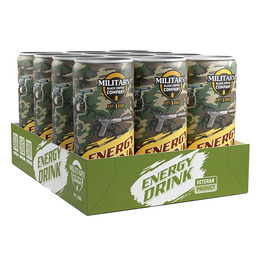 Military BCC Energy Drink — набір з 12 банок Груша без цукру