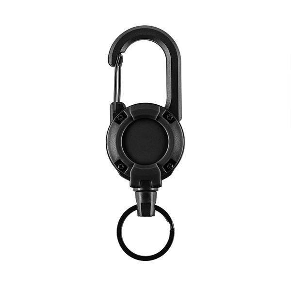 M-Tac карабін зі шнуром для ключів Black