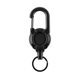 M-Tac карабін зі шнуром для ключів Black