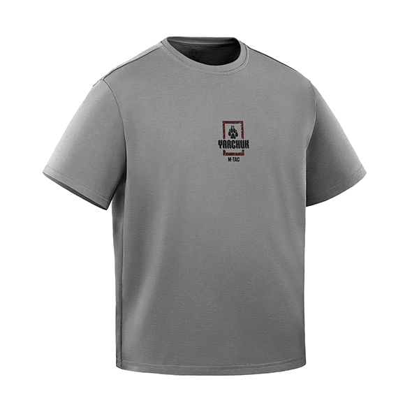 M-Tac футболка Yarchuk Cotton Hard Oversize Light Grey. Фото 4