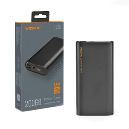Повербанк 20000mAh VIDEX VPB-320 22.5W Black. Фото 5