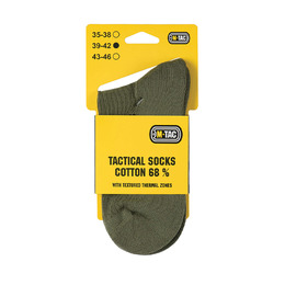 M-Tac шкарпетки Tactical Socks Cotton 68% Olive. Фото 5