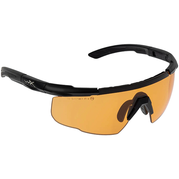 Окуляри балістичні Wiley X Saber Advanced. 2 лінзи (Grey/Rust) оправа Black