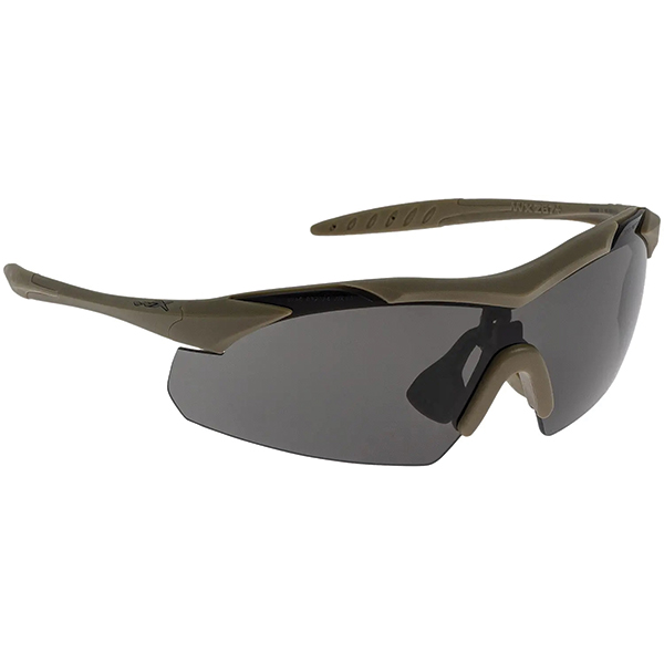Окуляри балістичні Wiley X WX Vapor 2.5. 3 лінзи (Grey/Clear/Light Rust) оправа Tan