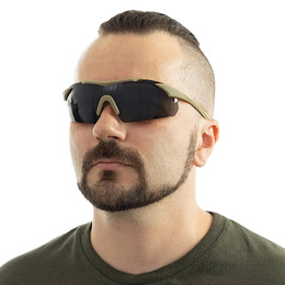 Окуляри балістичні Wiley X WX Vapor 2.5. 3 лінзи (Grey/Clear/Light Rust) оправа Tan. Фото 7