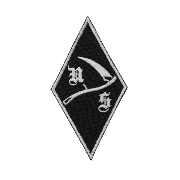 Вишитий патч "White Scythe"