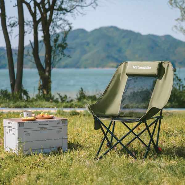 Стілець складаний Naturehike Sea Star 002 CNK2550JJ019, вуглецева сталь, олива. Фото 2