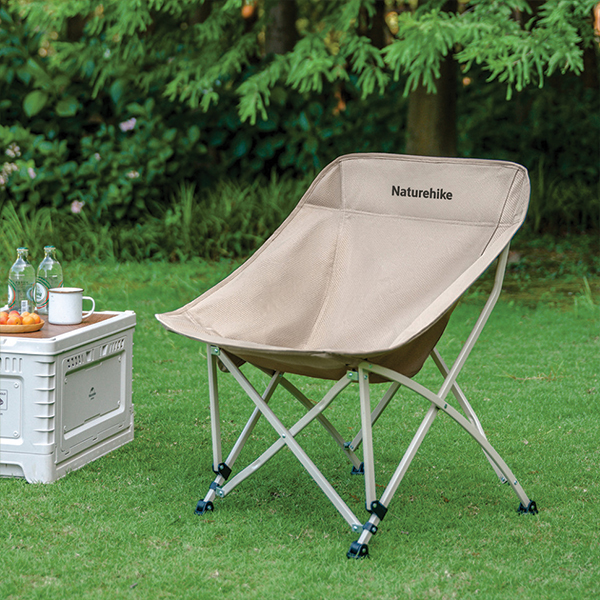 Стілець складаний Naturehike Stellaluna T04 CNK2550JJ022, вуглецева сталь, хакі. Фото 2